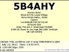 5B4AHY